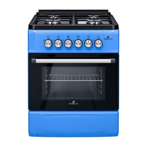 Cuisinière à gaz Eurolux EUR.Simple - 4 feux - 60x60 cm