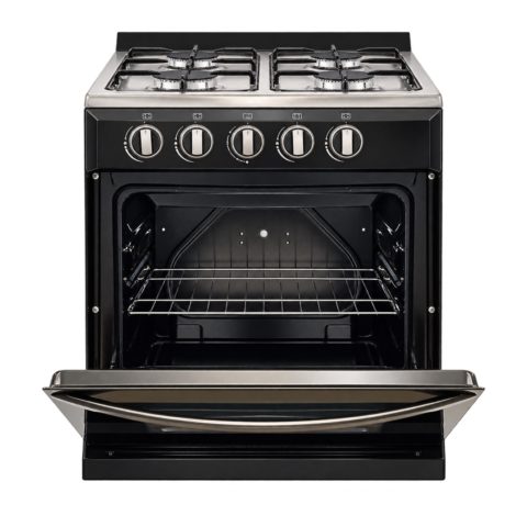 Cuisinière à gaz INNOVA IN60GS 60x60 cm - 4 feux en laiton