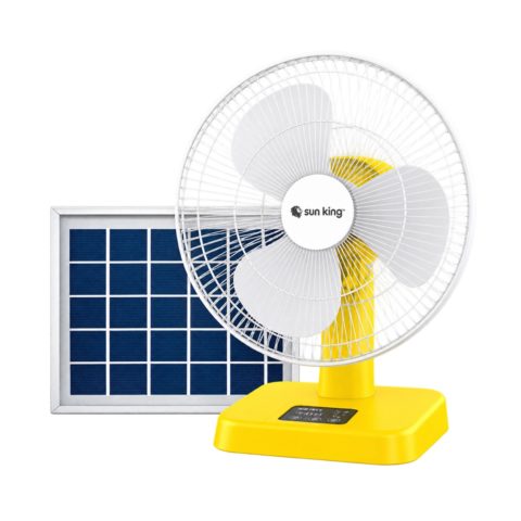 Ventilateur de table solaire SUN KING 16" - Autonomie 18 h